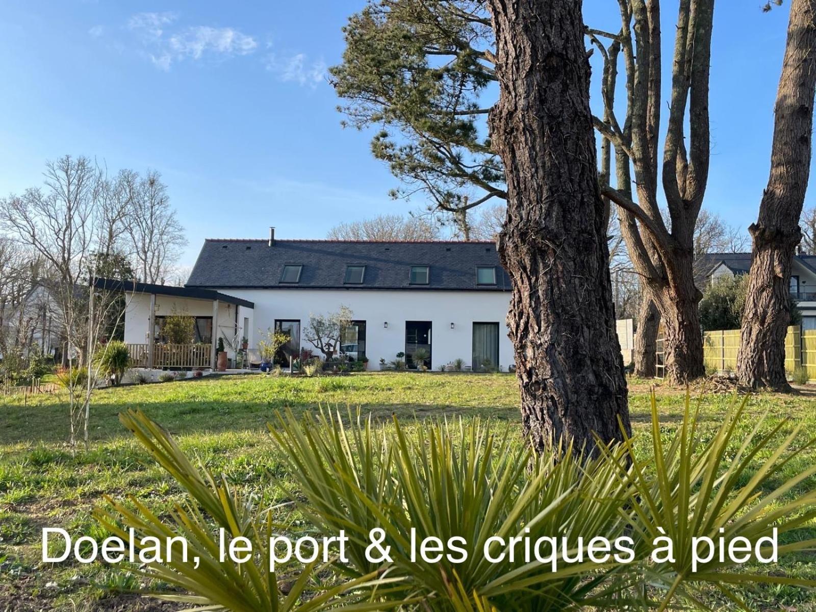 Ty Glazu Doelan Espace 60M2, Port& Criques A Pied, 2 Chambres Privees Au 1Er Etage, Sdb, Wc Separe Clohars-Carnoet Bagian luar foto
