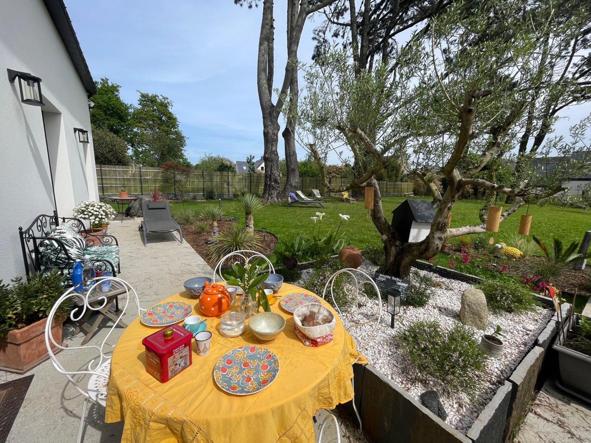 Ty Glazu Doelan Espace 60M2, Port& Criques A Pied, 2 Chambres Privees Au 1Er Etage, Sdb, Wc Separe Clohars-Carnoet Bagian luar foto